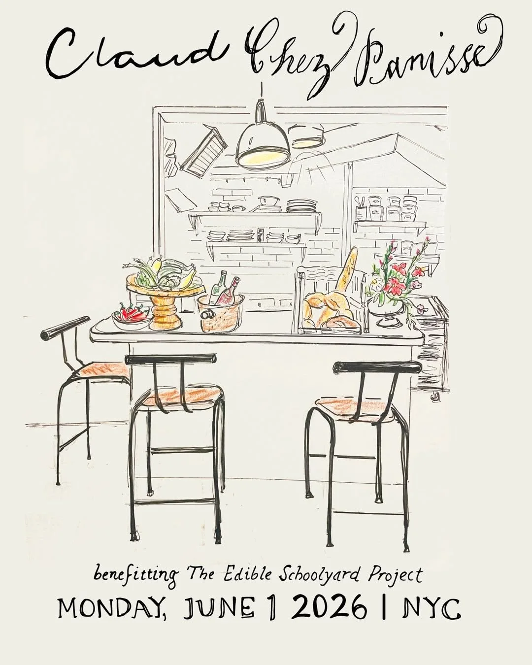 Claud x Chez Panisse Benefitting The Edible Schoolyard Project