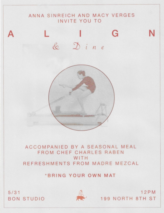 Align & Dine with Anna Sinreich