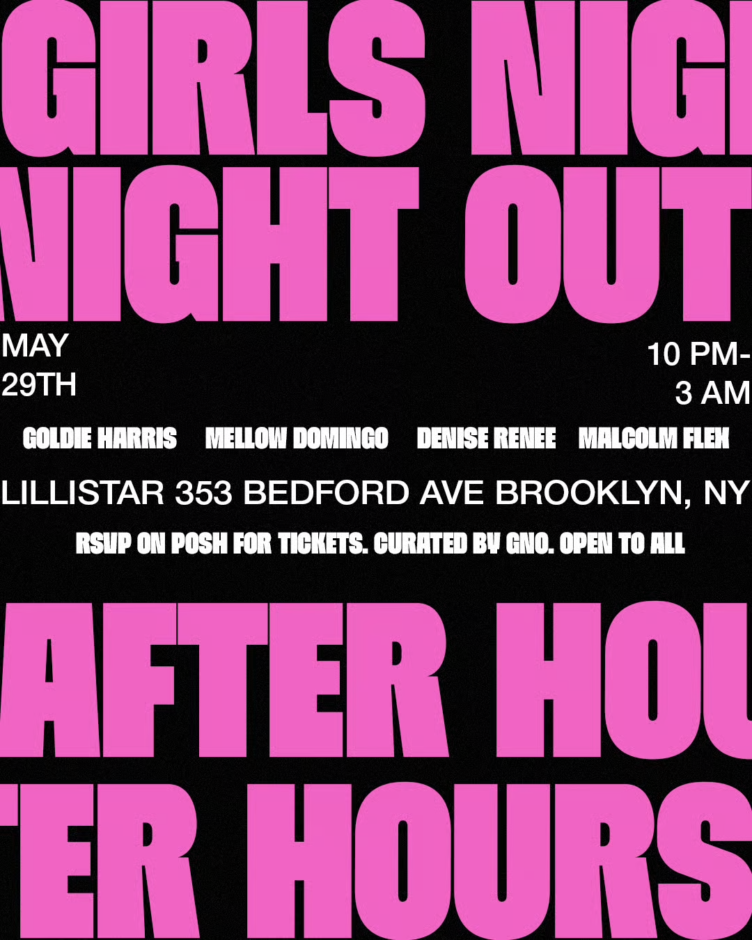 Girls Night Out: After Hours - NYC