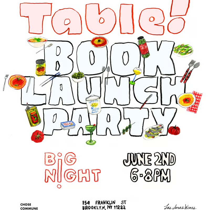 Table! Book Launch Party