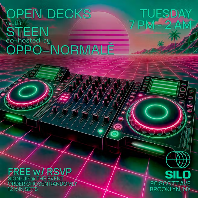 Open Decks w/ Steen & Oppo-Normalè