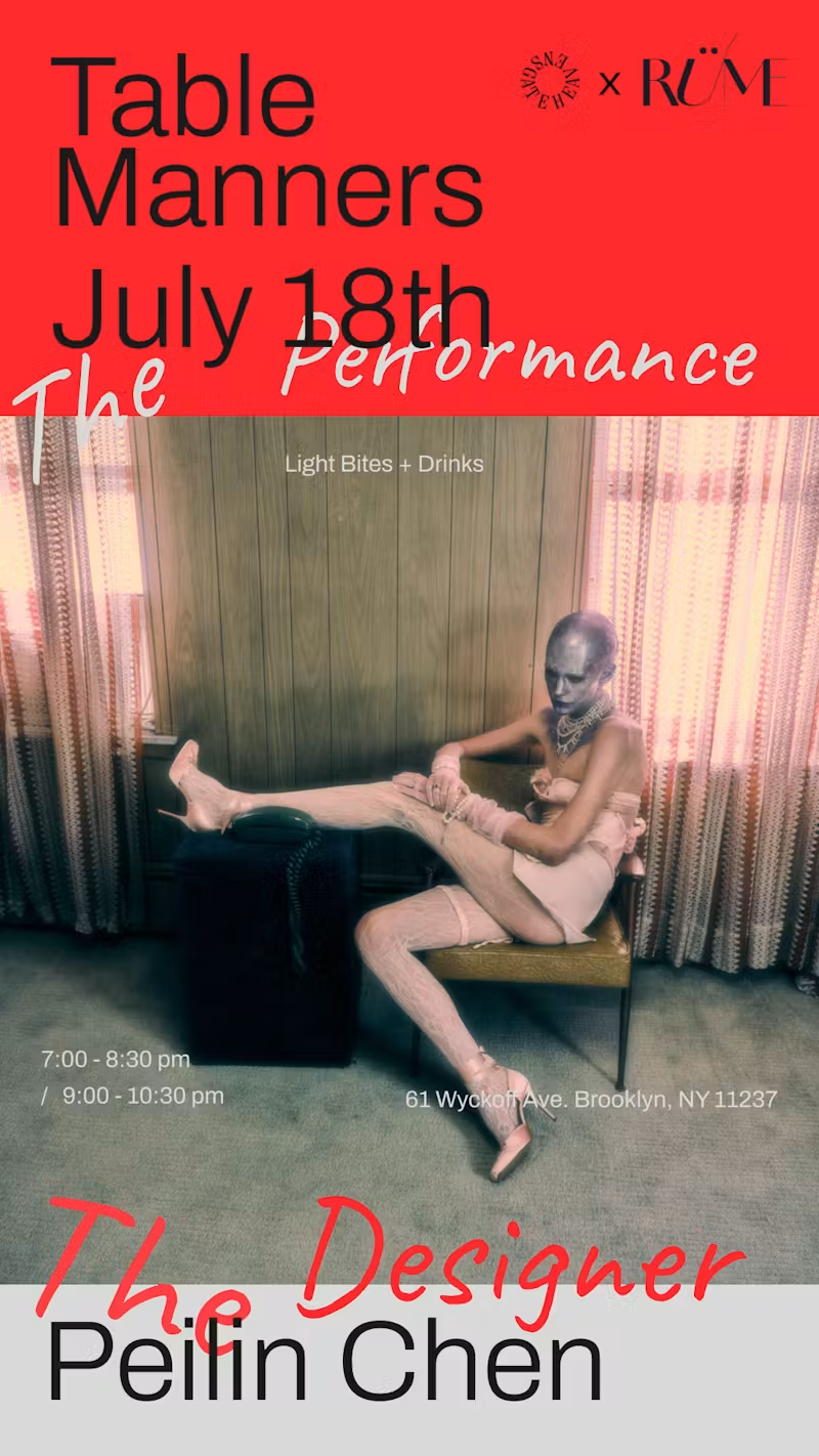 TABLE MANNERS - the performance