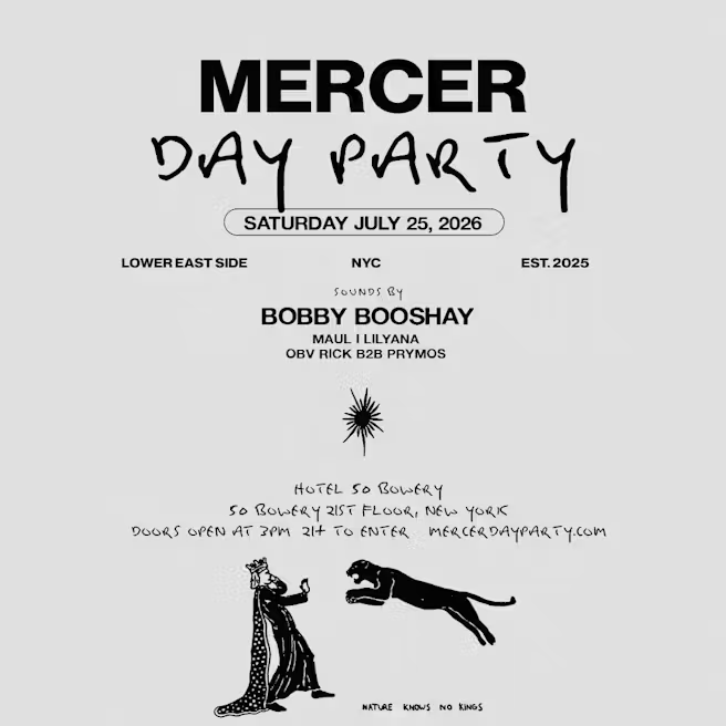 MERCER DAY PARTY 