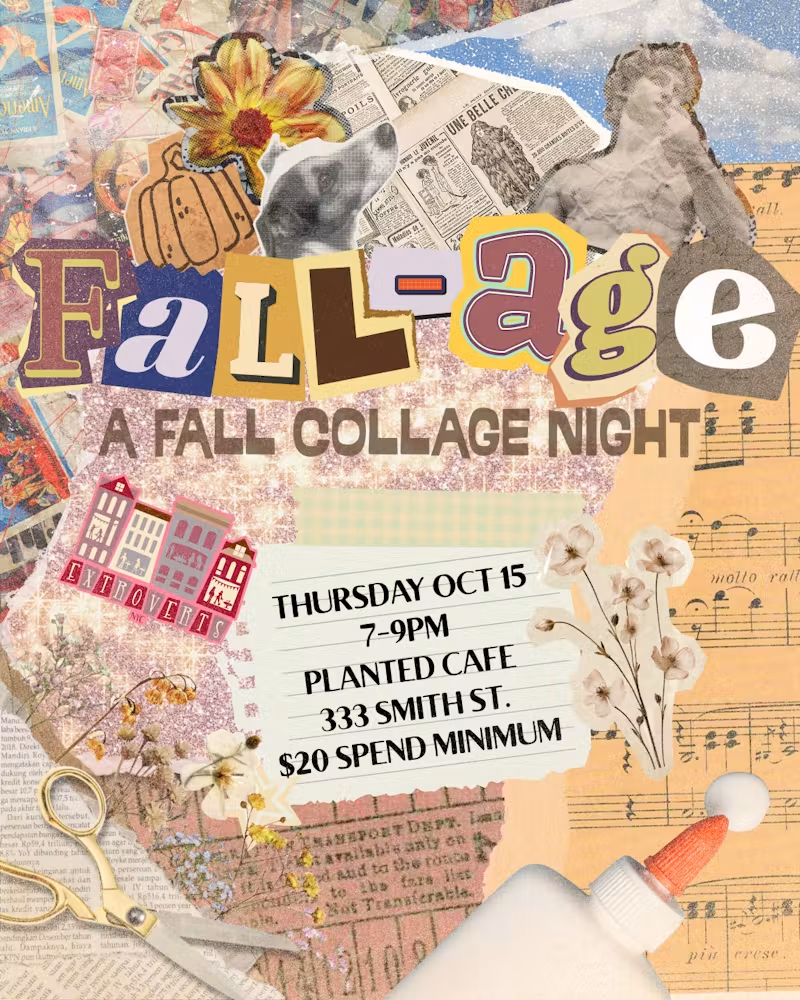 FALL-AGE: a fall collage night