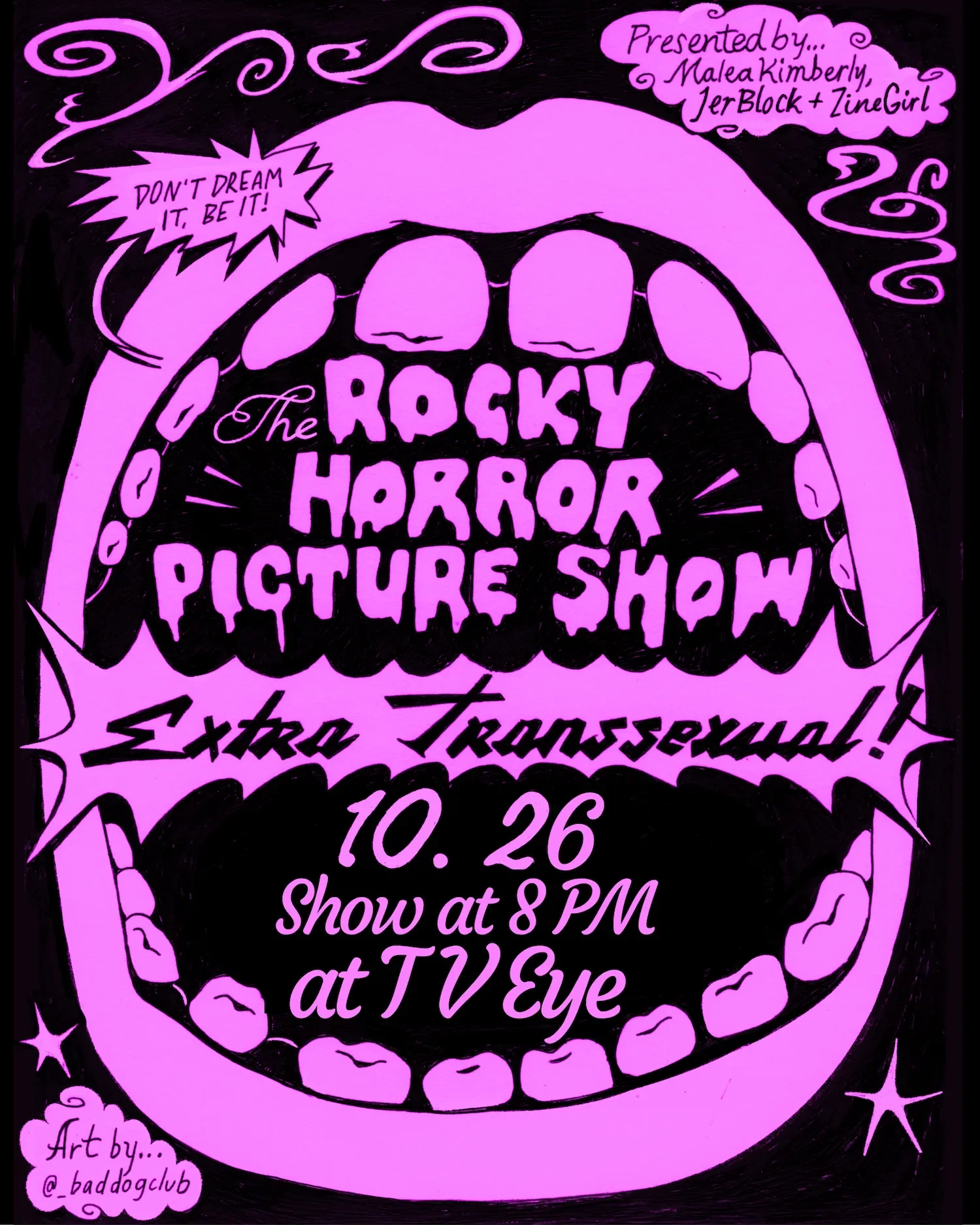 THE ROCKY HORROR PICTURE SHOW: EXTRA-TRANSSEXUAL