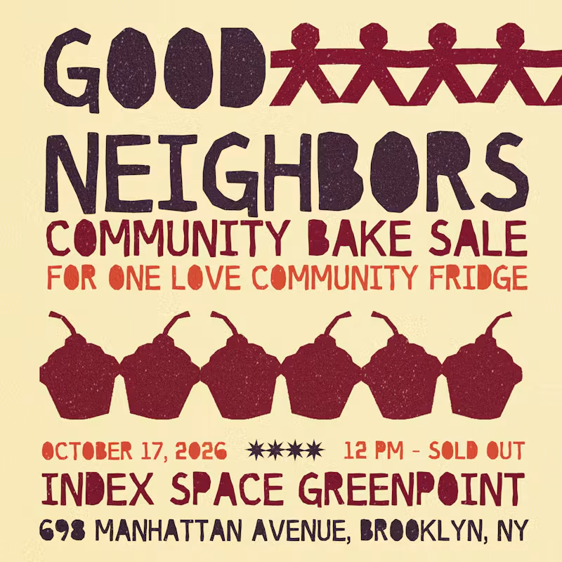 Good Neighbors Bake Sale