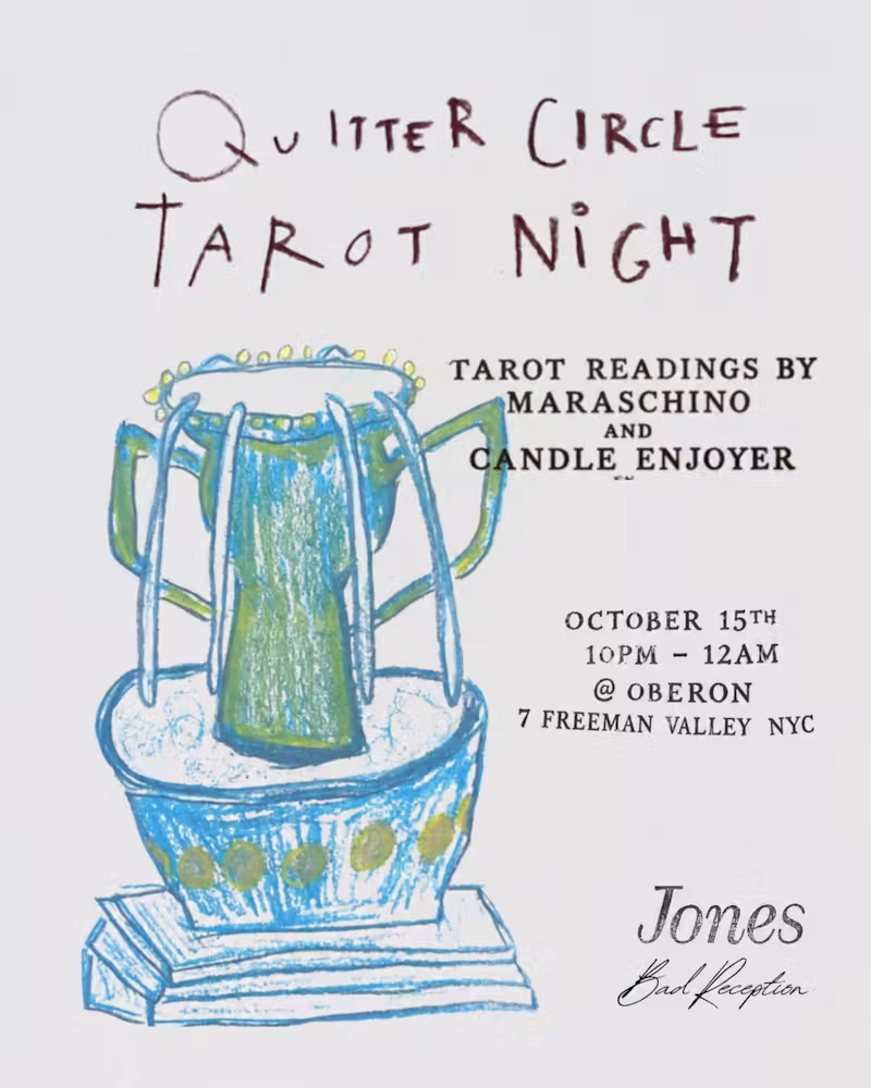 Jones x Bad Reception Present: Tarot Night @ Oberon