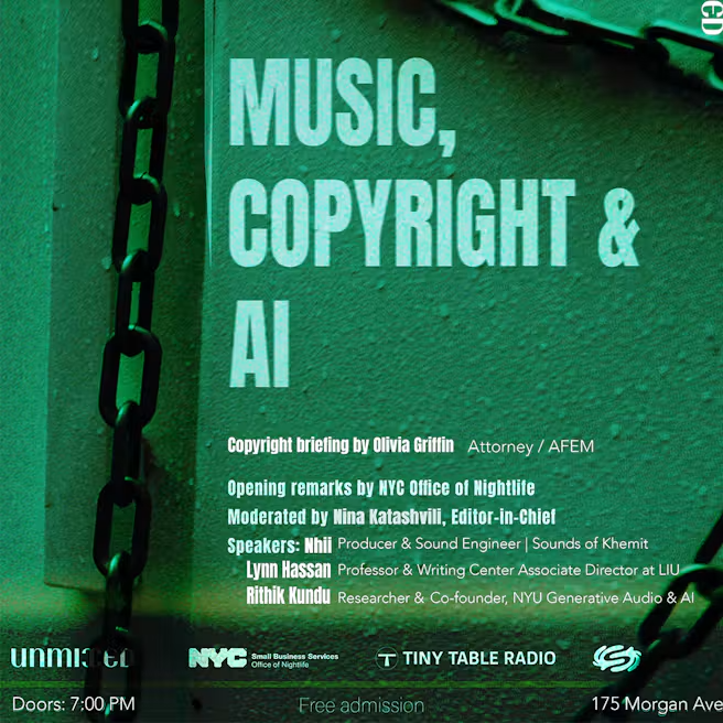 Panel Discussion: Music, Copyright & AI – UNMIXED