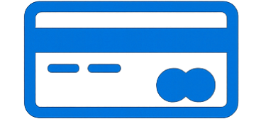 Cashless payment credit card mobile pay icon