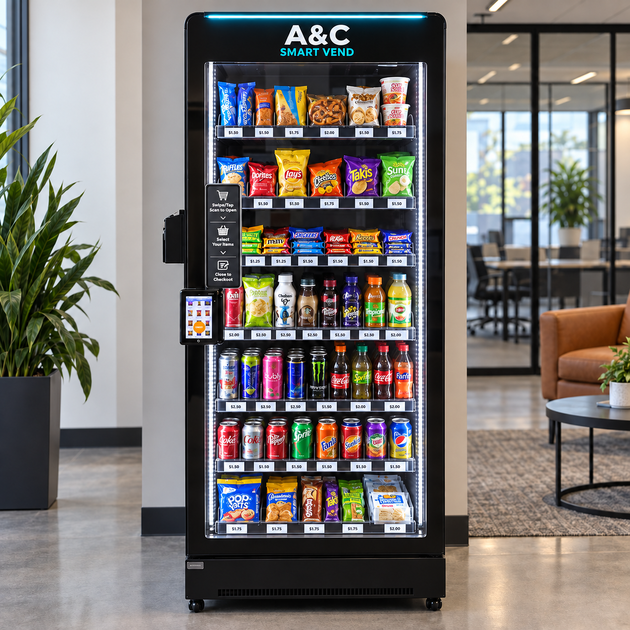 Smart Cooler, Vending, Qingo, Haha