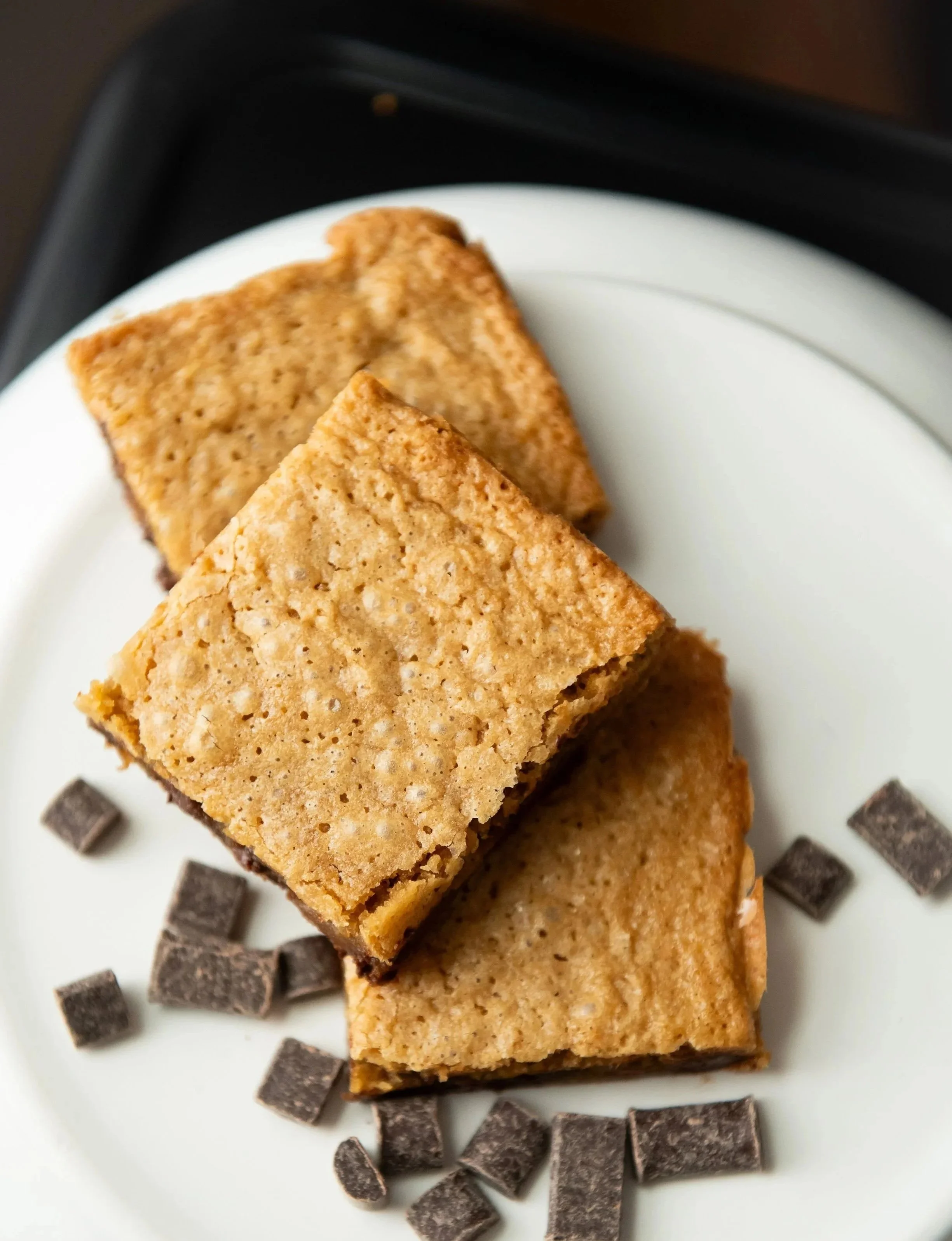 gluten free blondie brownie delicious
