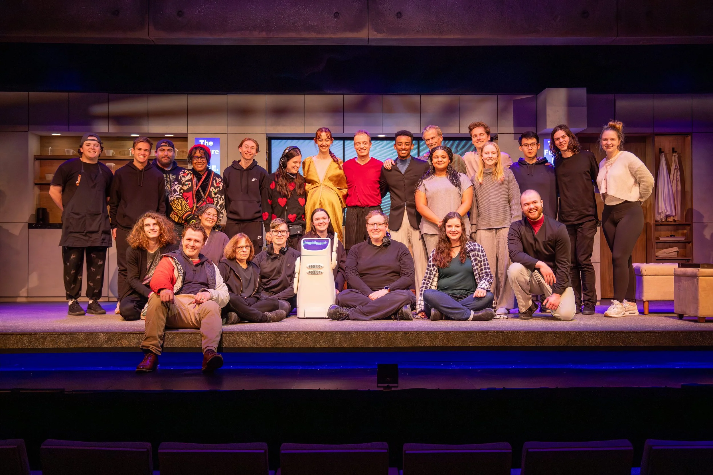 The full cast and crew in all their glory!