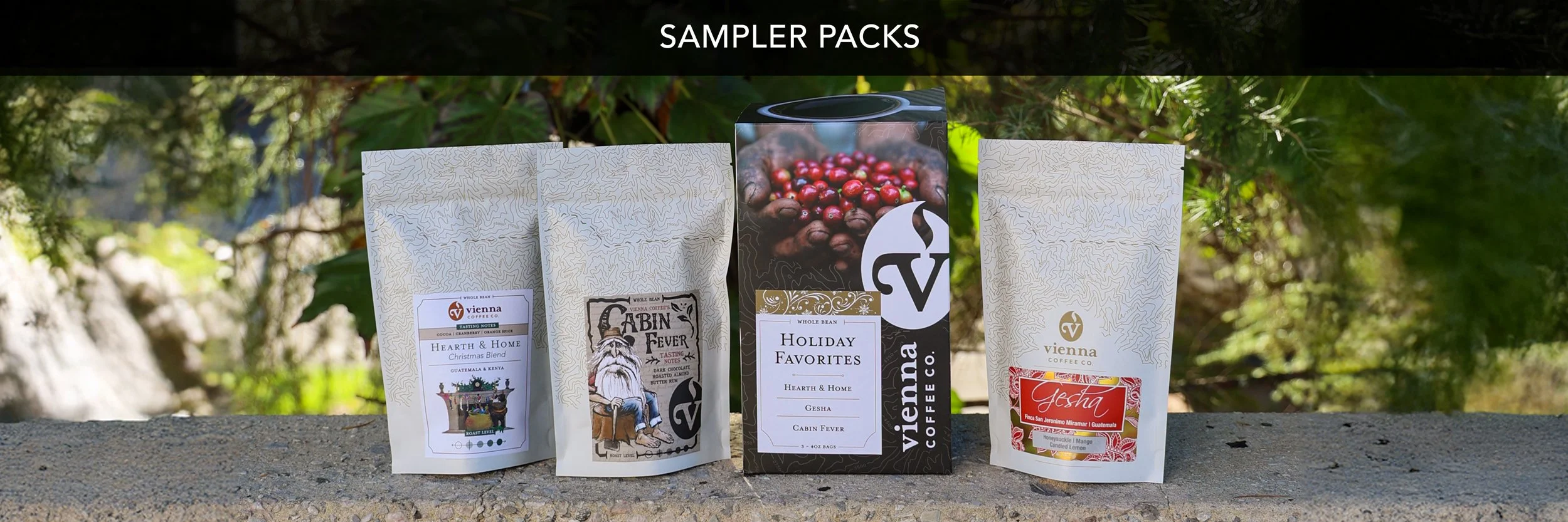 Holiday Favorites sampler coffee pack