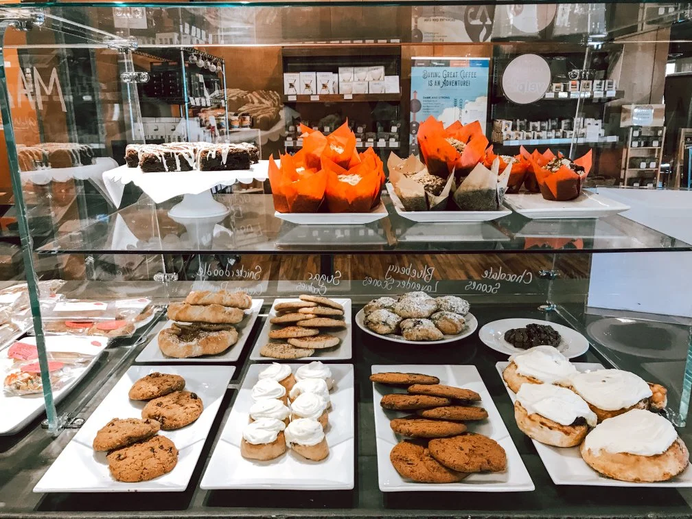 The Variety of Pastries at the Coffee House