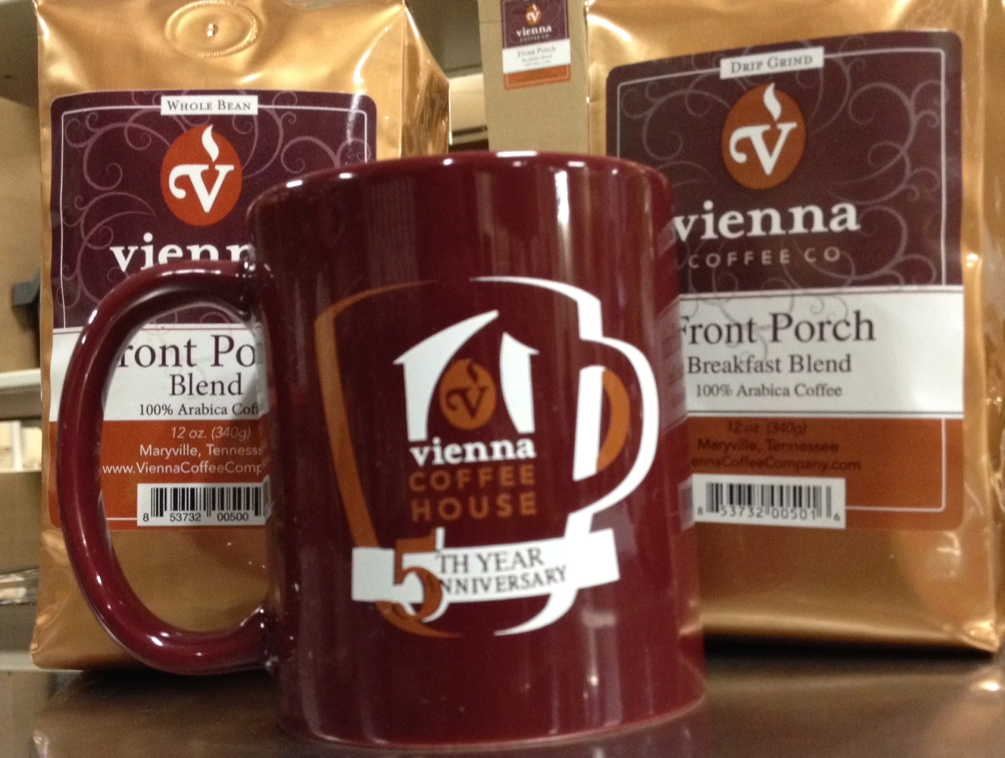 Vintage Vienna Coffee Company bags