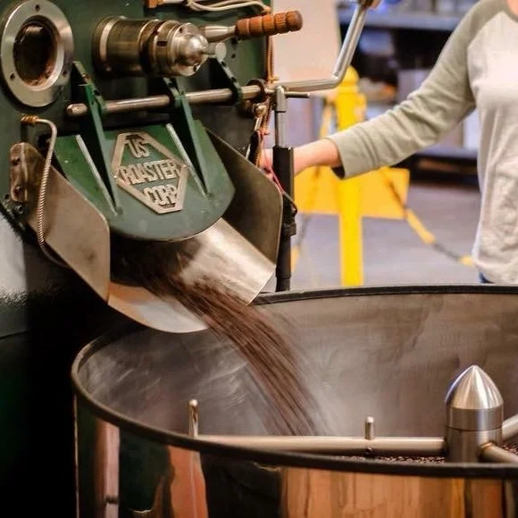 Freshly roasted beans