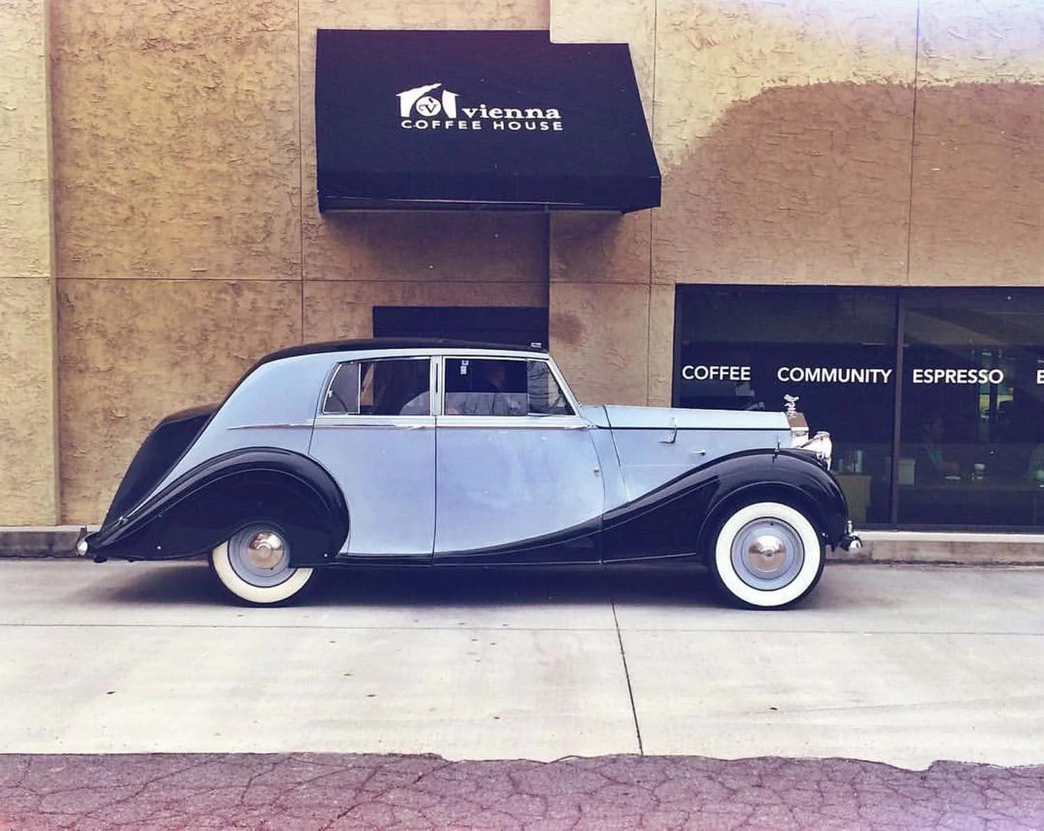 Vintage ride at the Drive thru