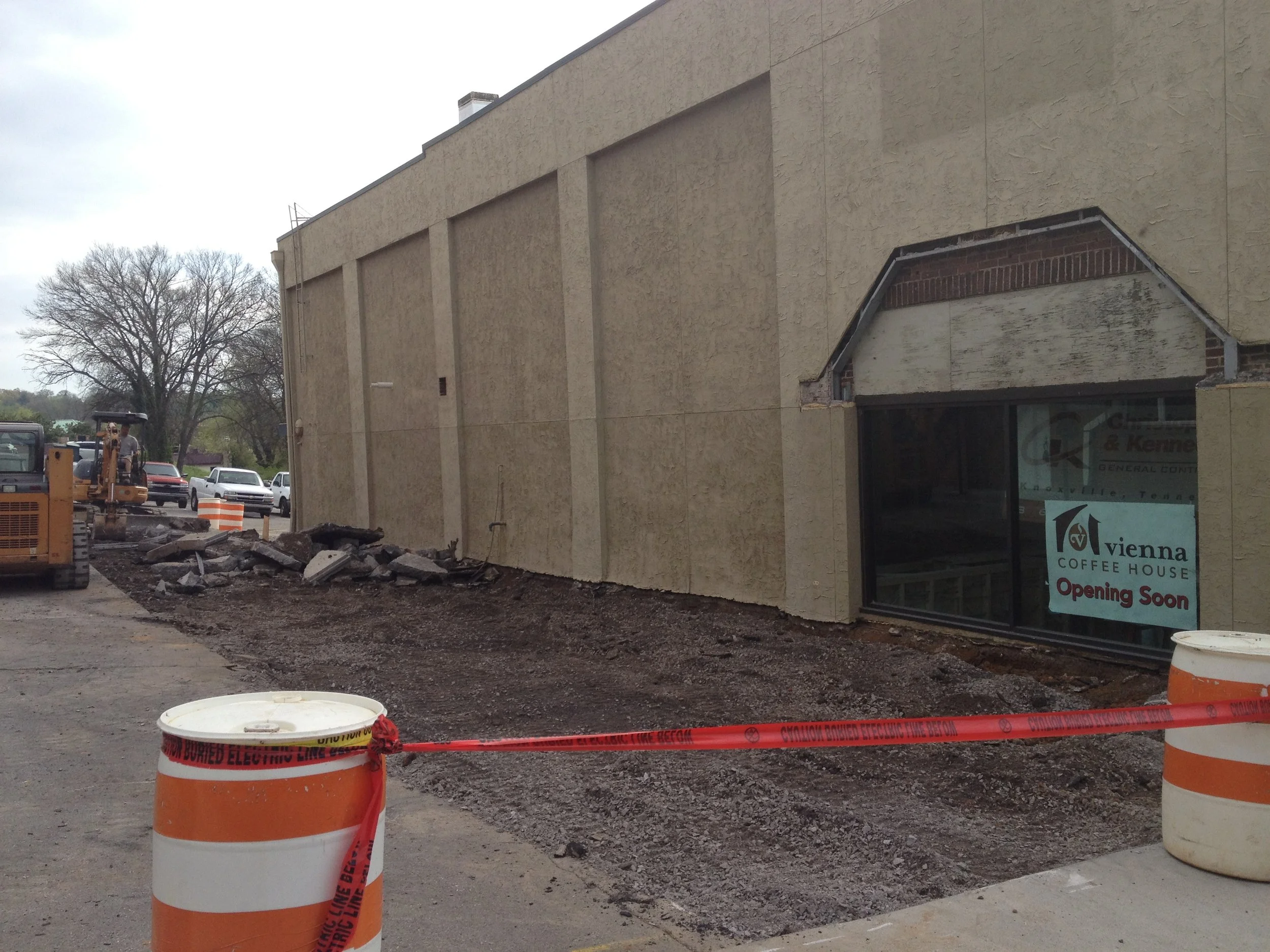 Construction at College St location