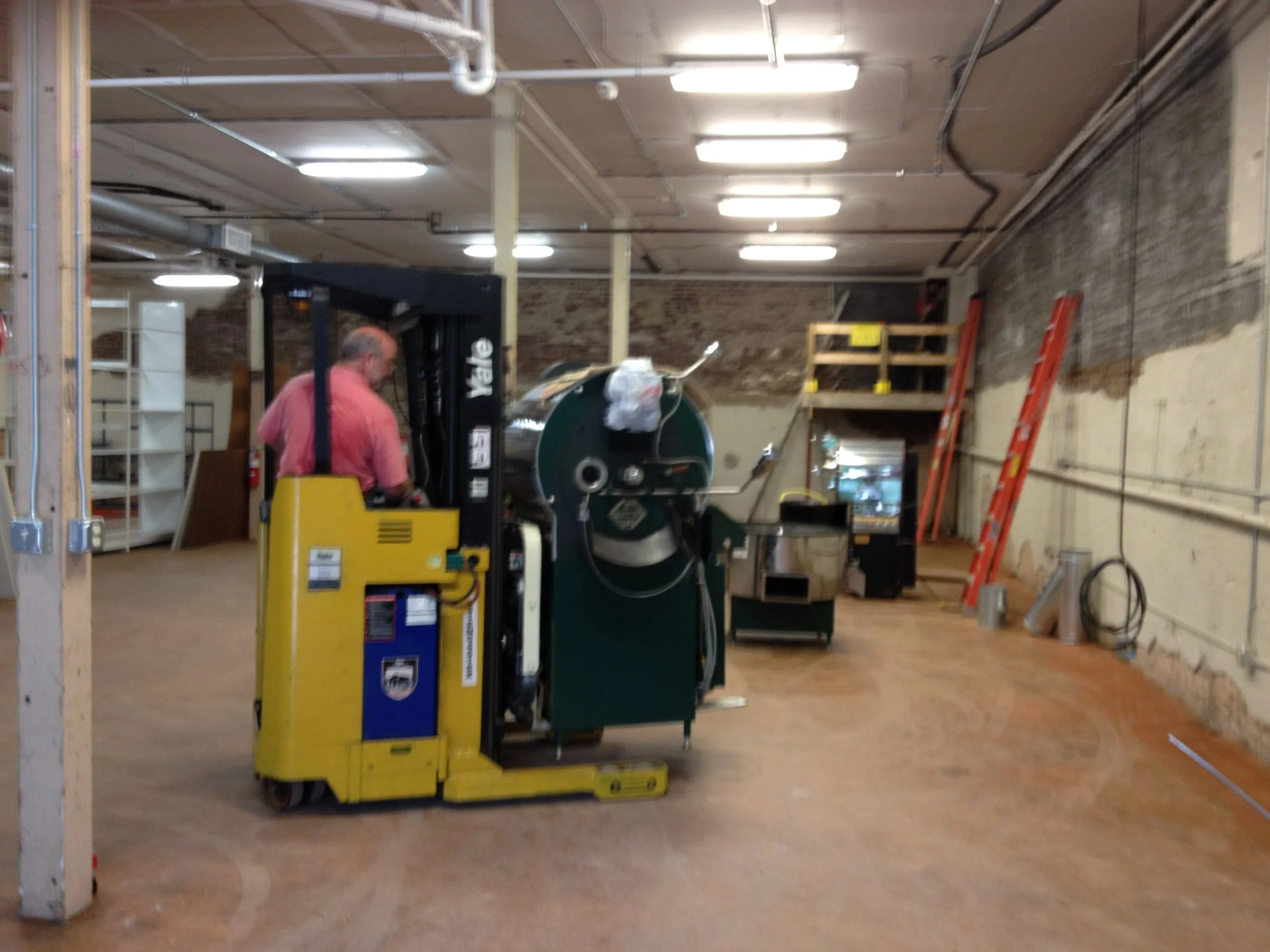 Installation of new Roaster