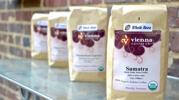 Vintage Vienna Coffee Company bags