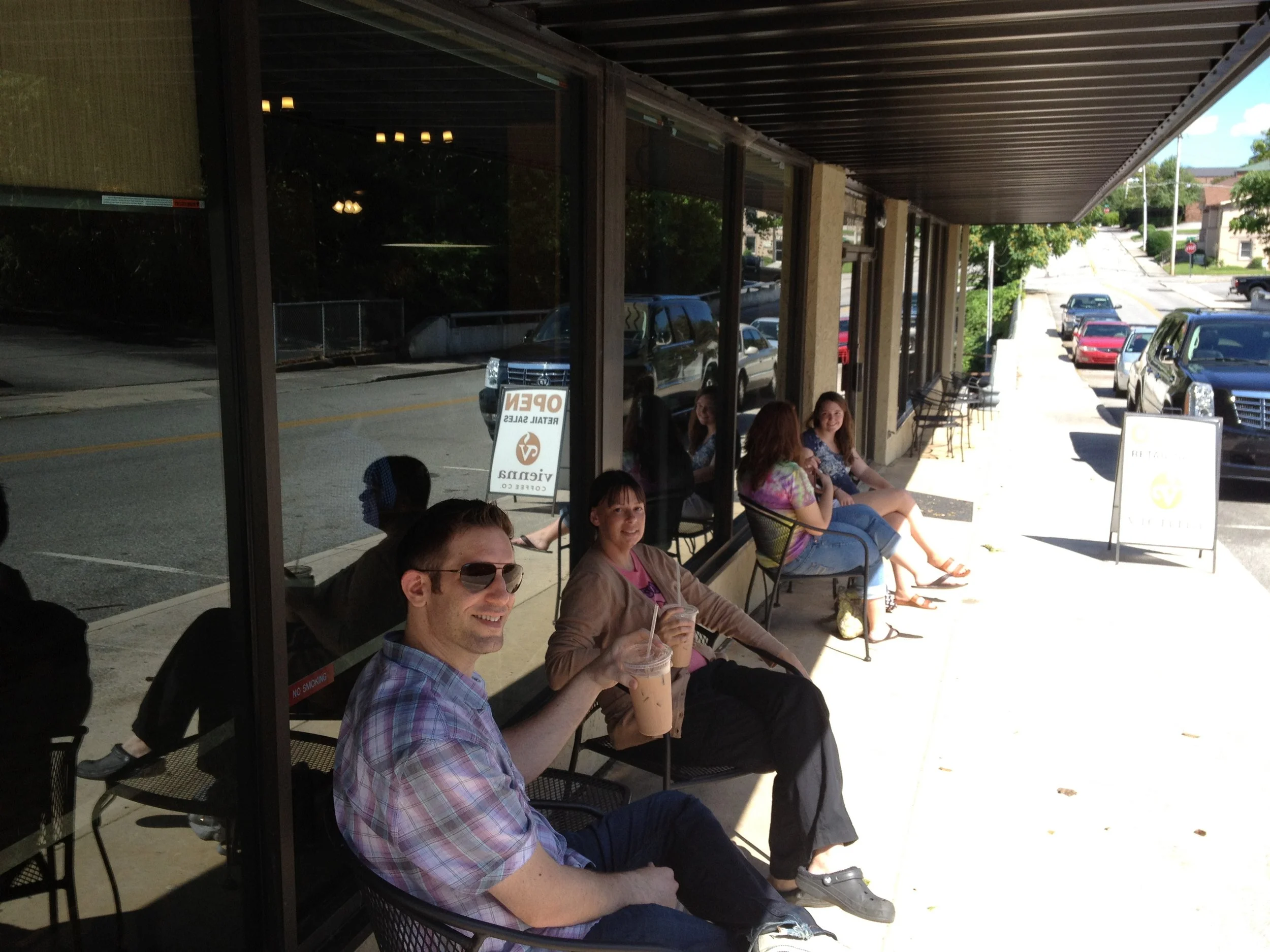 Front Patio of the Vienna Coffee House