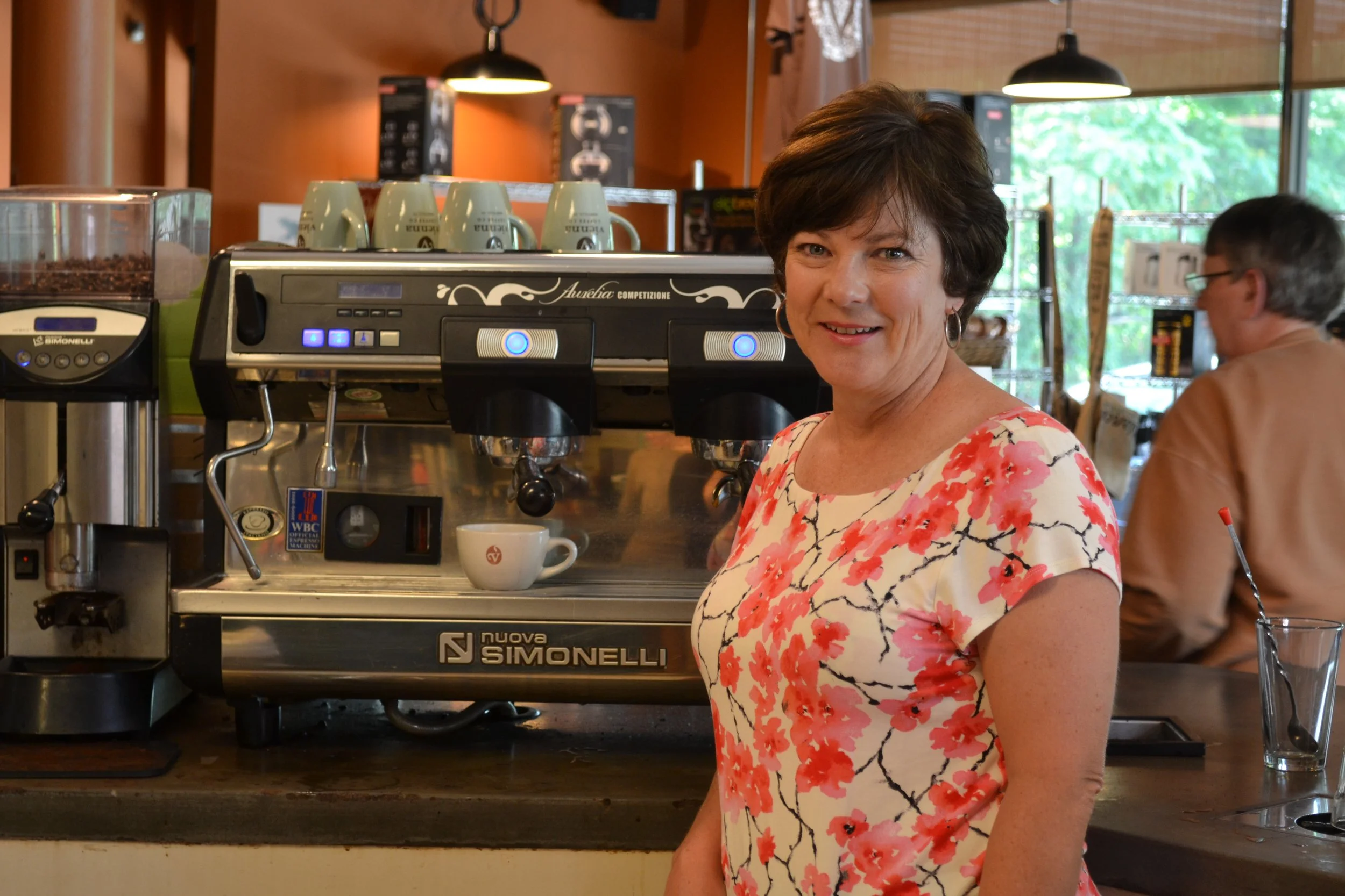 Sue Clark at the Vienna Coffee House