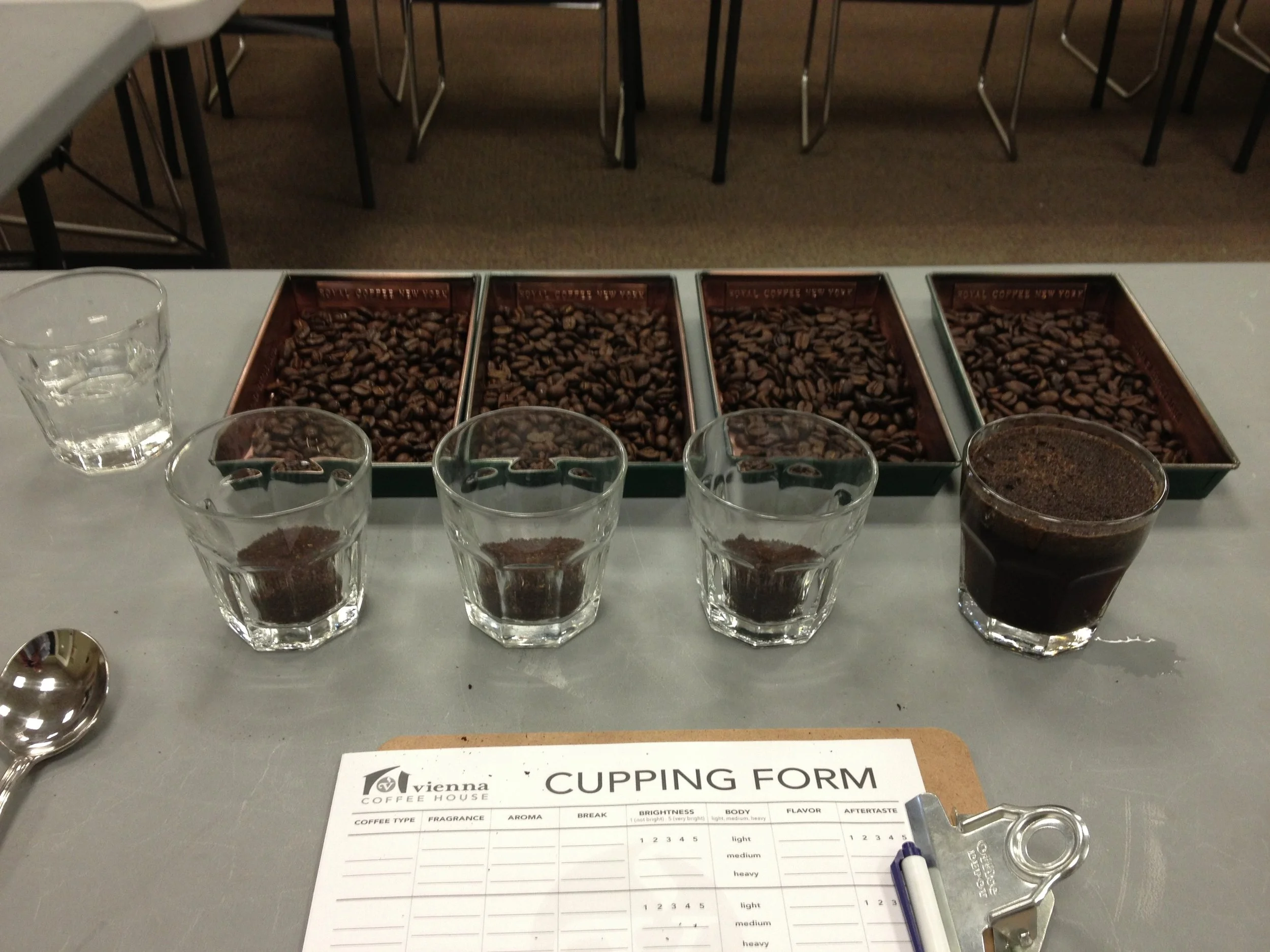 Coffee Cupping for quality