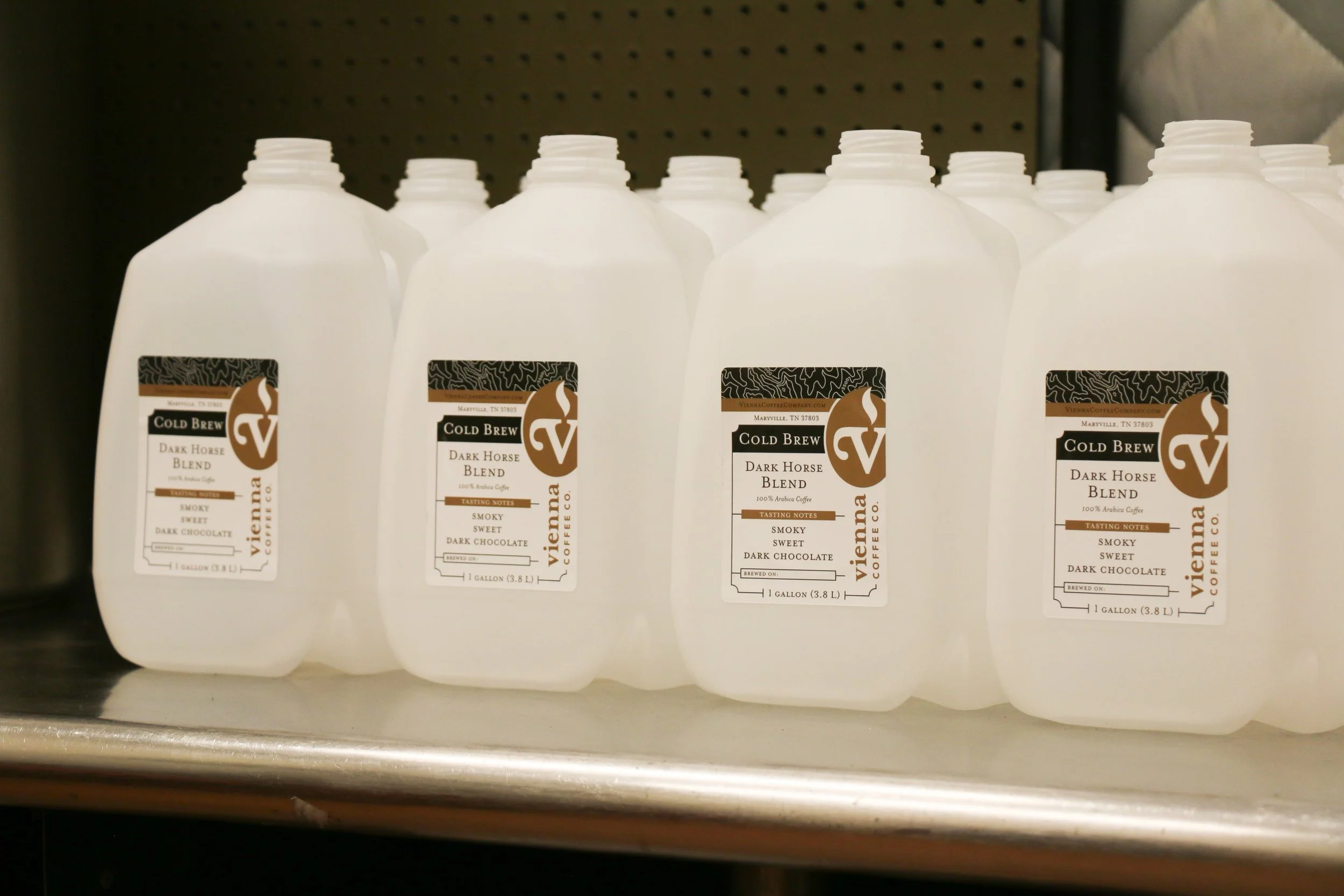 Cold Brew Jugs ready to be filled