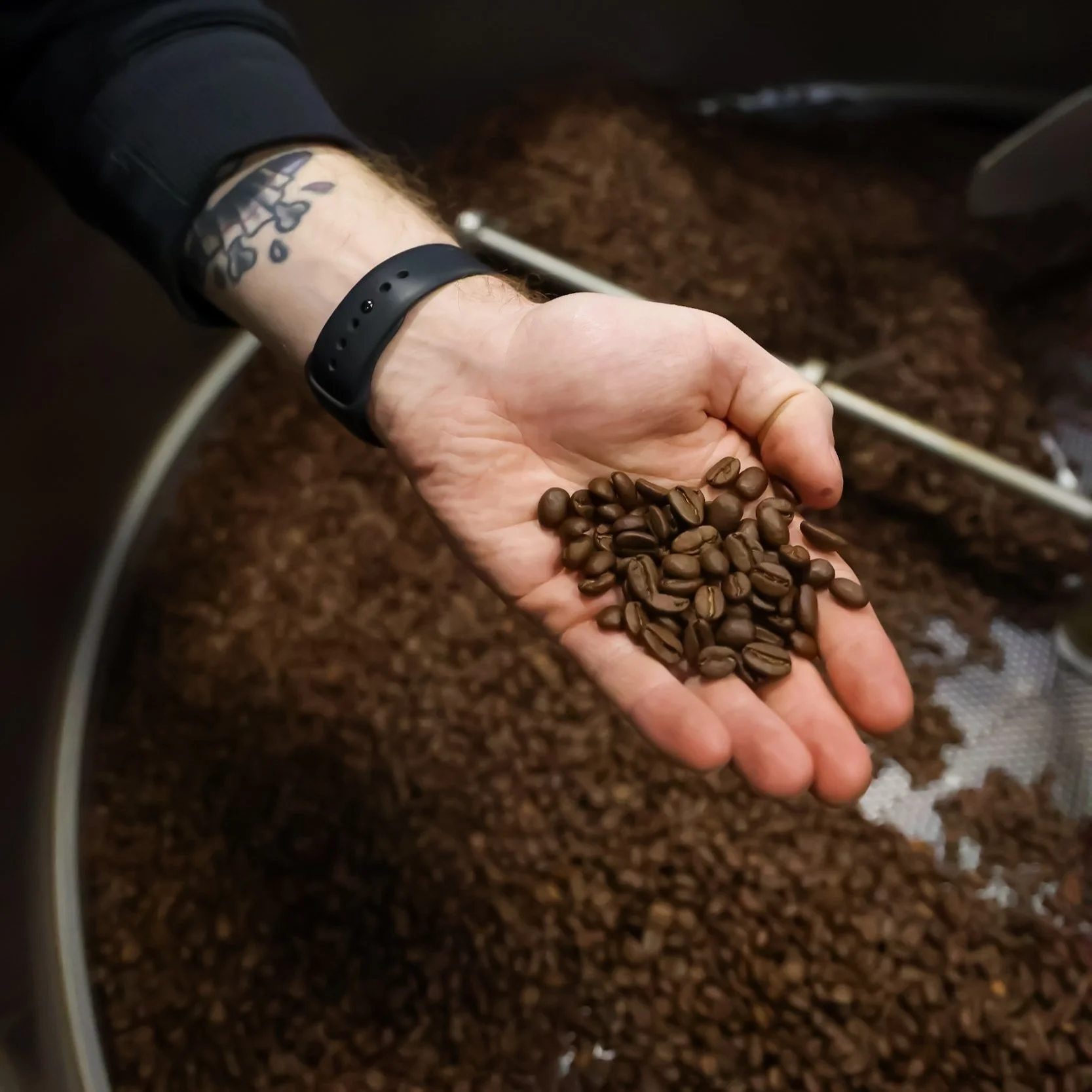  Our freshly roasted finished product. 