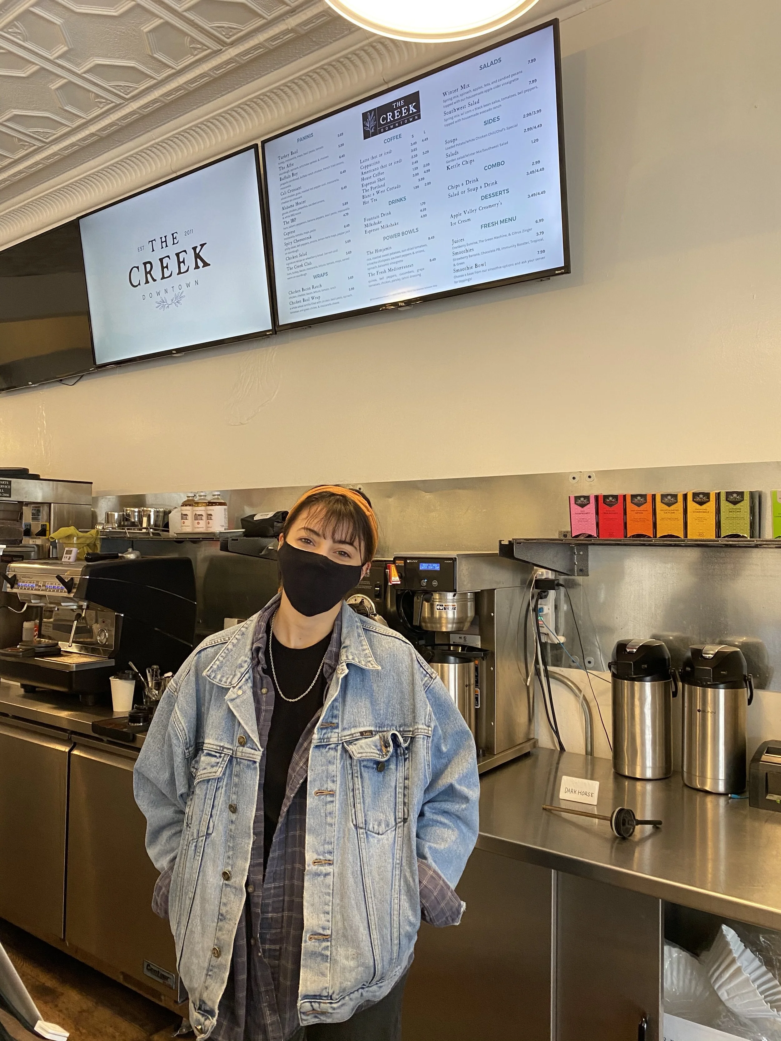 Michaela Jones’s, barista, loves a cortado