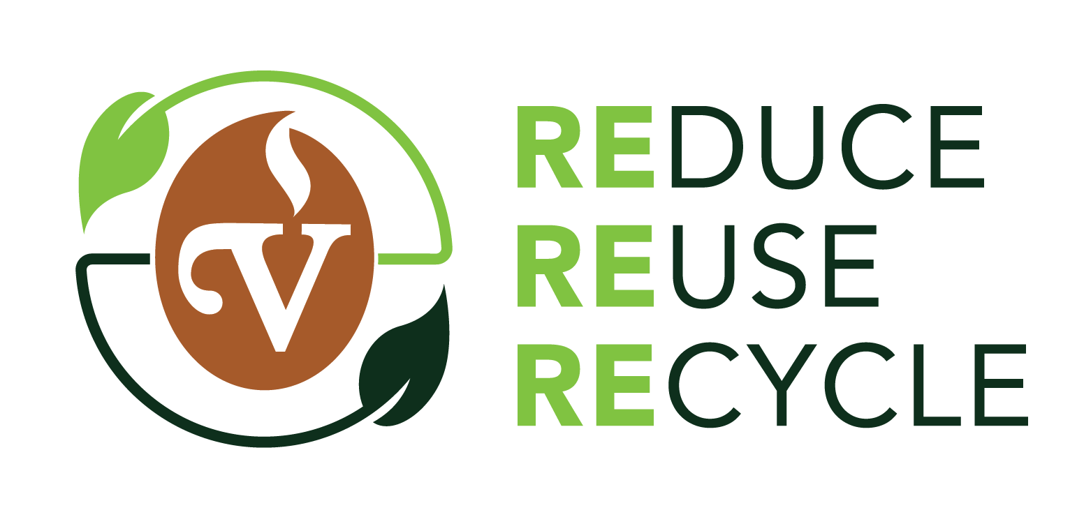 Vienna Coffee Company - reduce, reuse, recycle logo with text