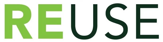 reuse graphic text from reduce, reuse, recycle logo