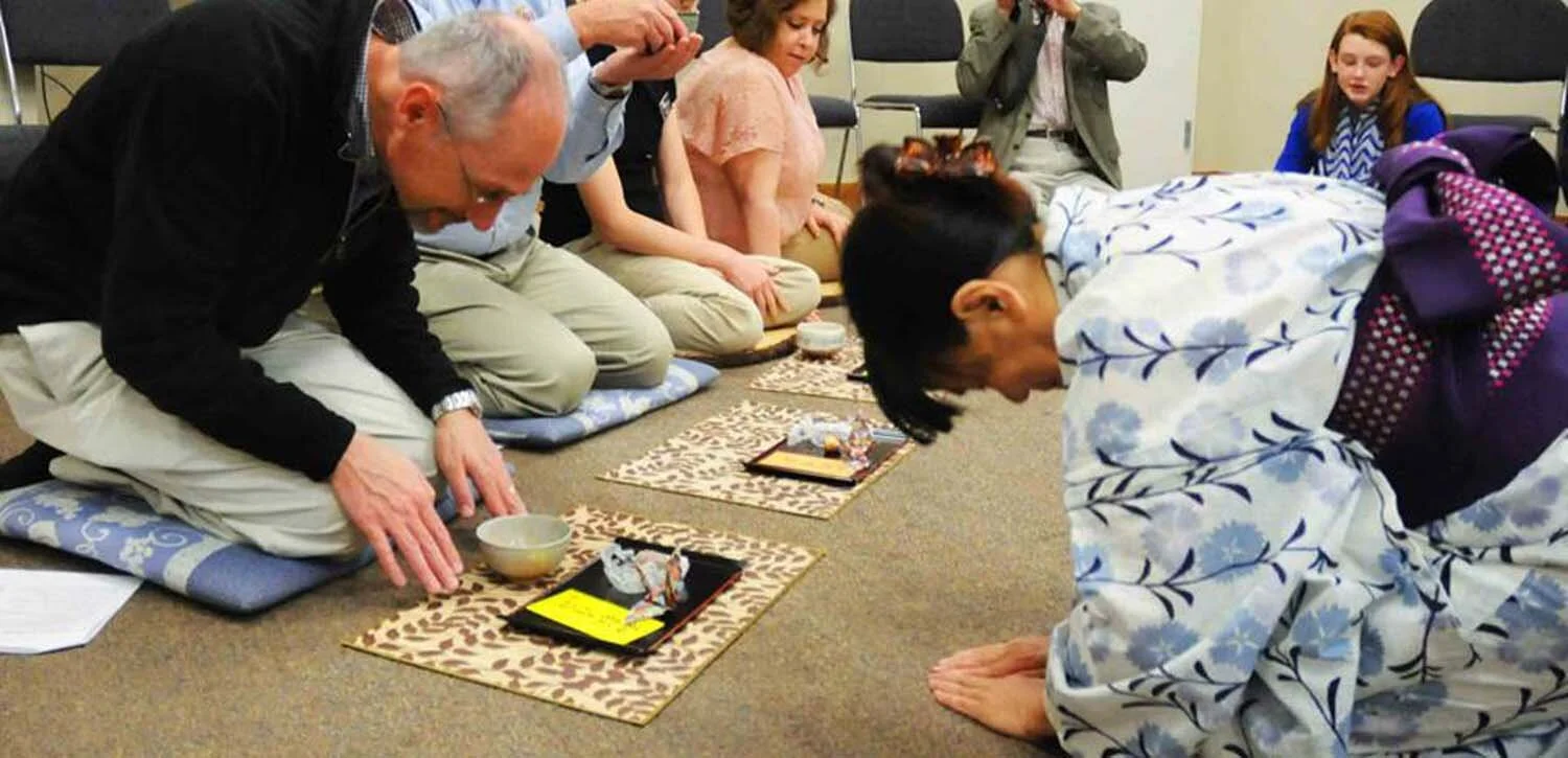 Japanese tea ceremony.