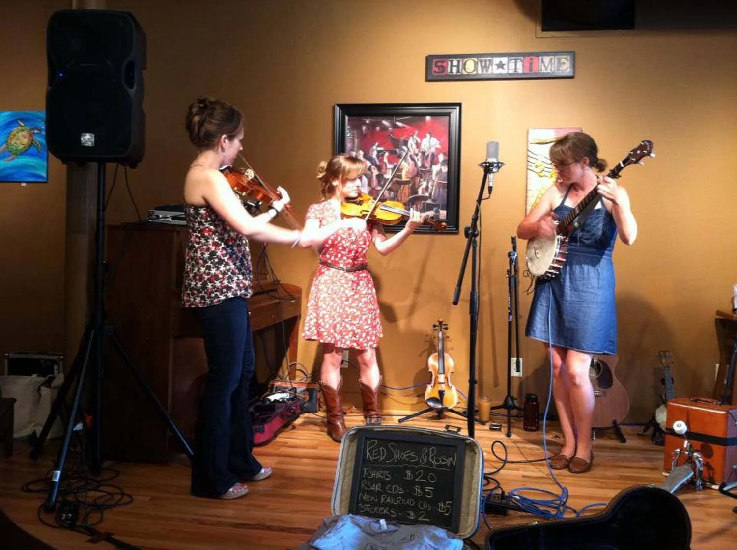 Red Shoes and Rosin played at our grand opening.