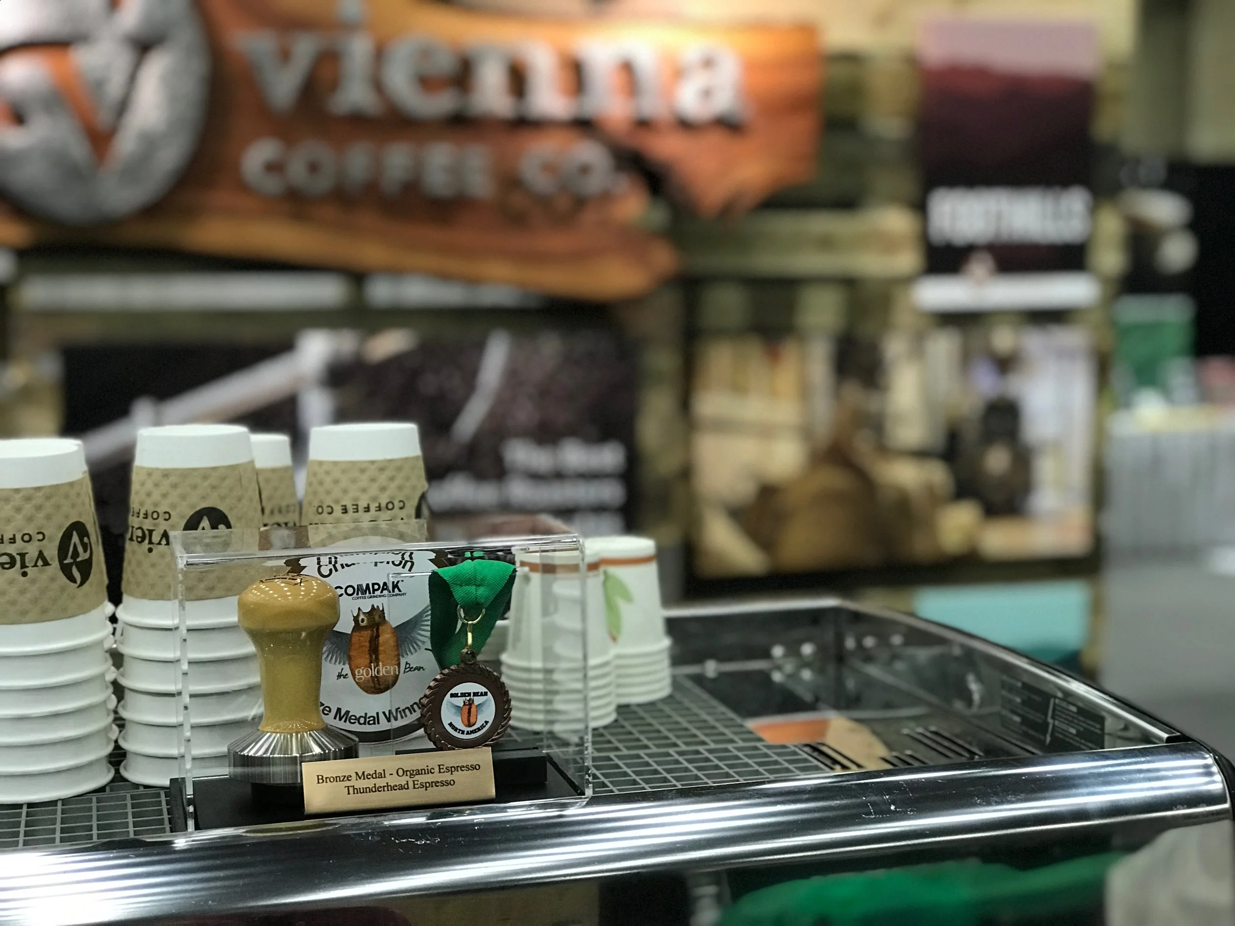  Our award-winning Thunderhead Espresso was a hit. 