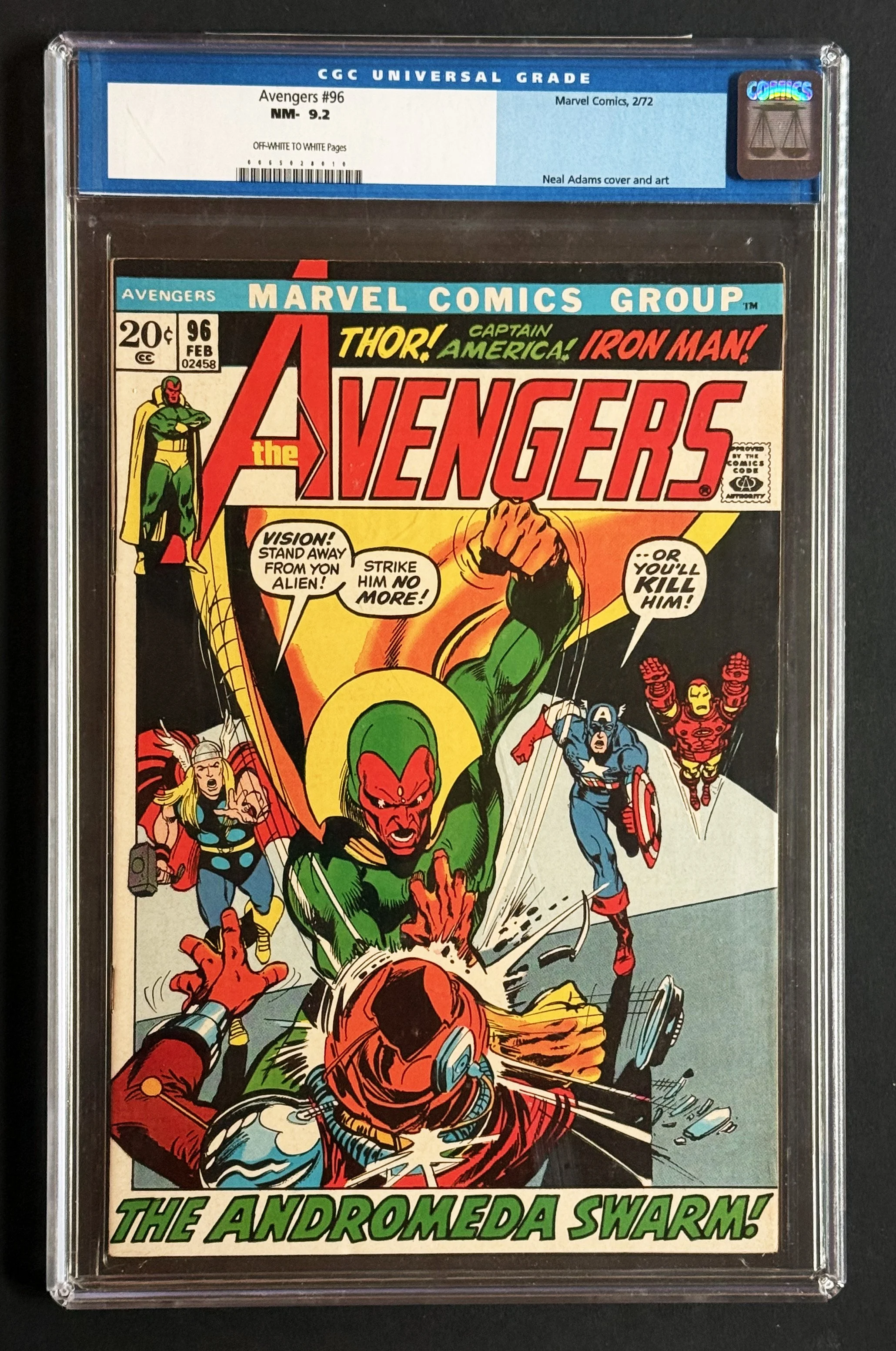 Avengers #96 — CGC 9.2, Neal Adams