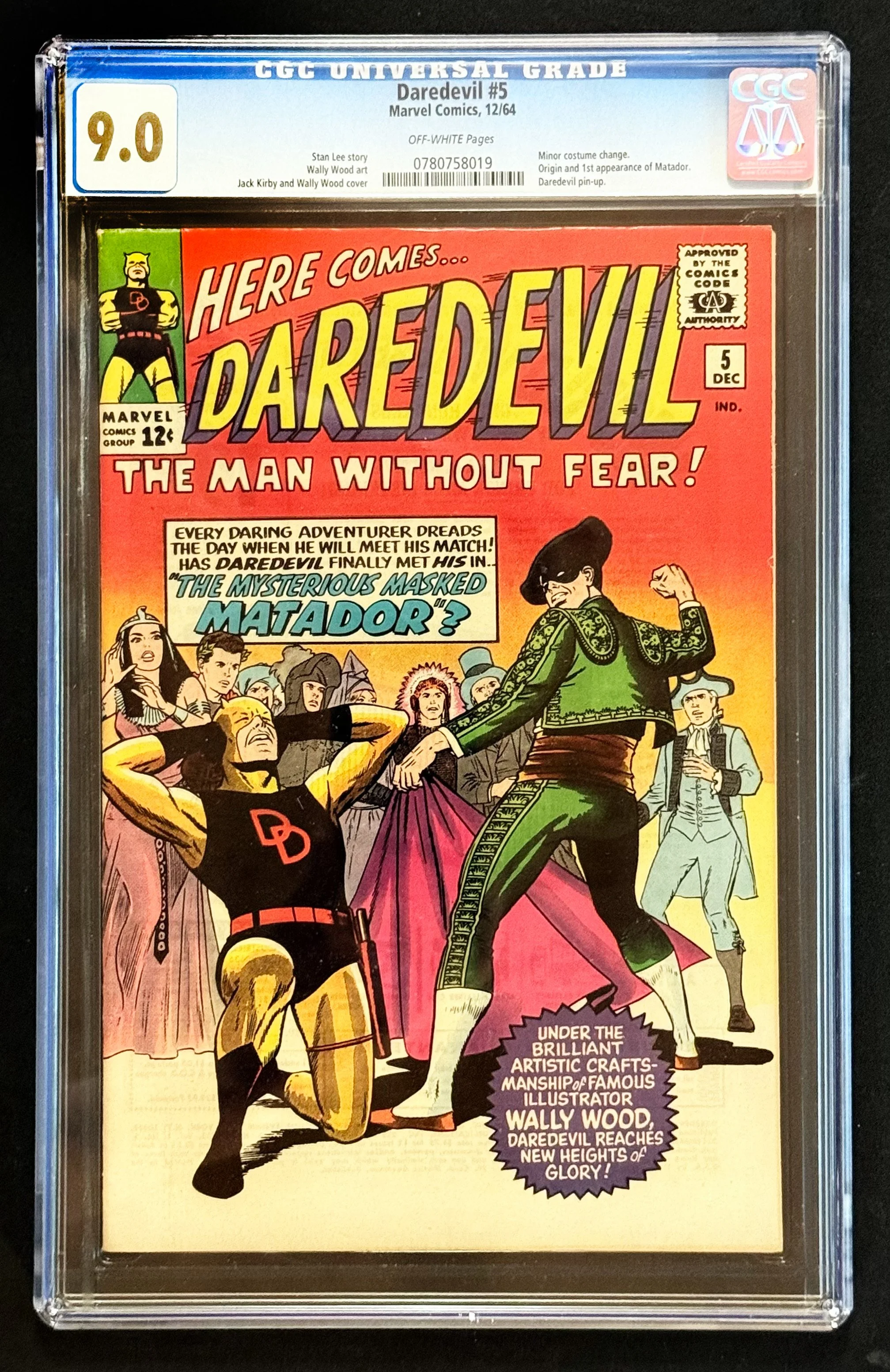 DAREDEVIL #5 First Matador.  $925