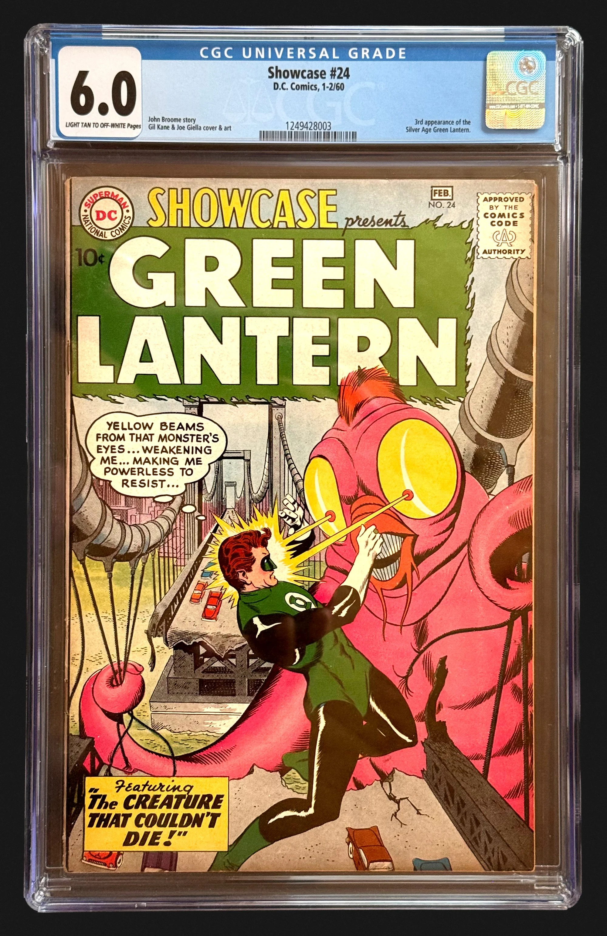 Showcase #24 — Green Lantern (1960, CGC 6.0)