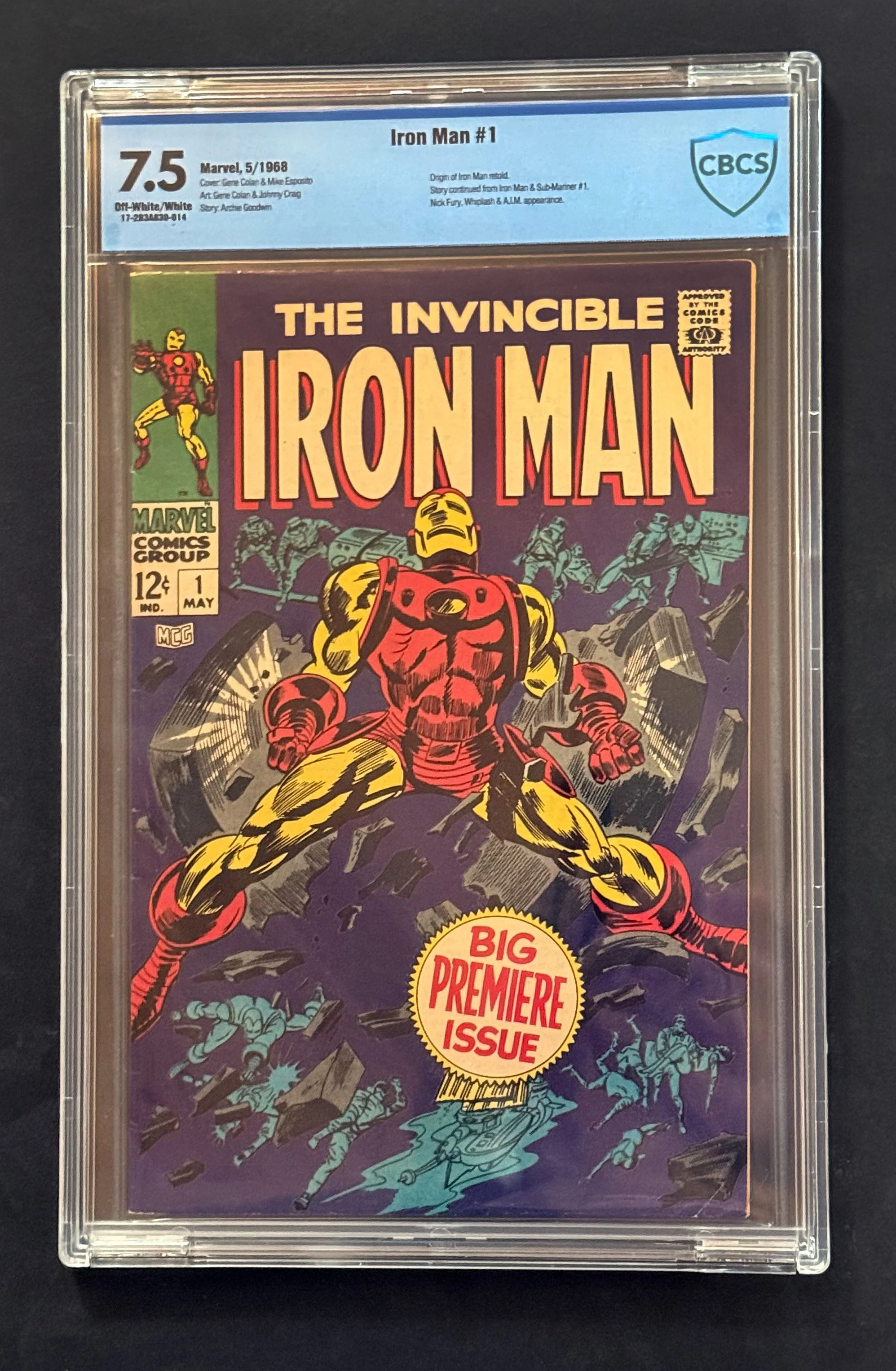 IRON MAN #1. First Solo title.  $699