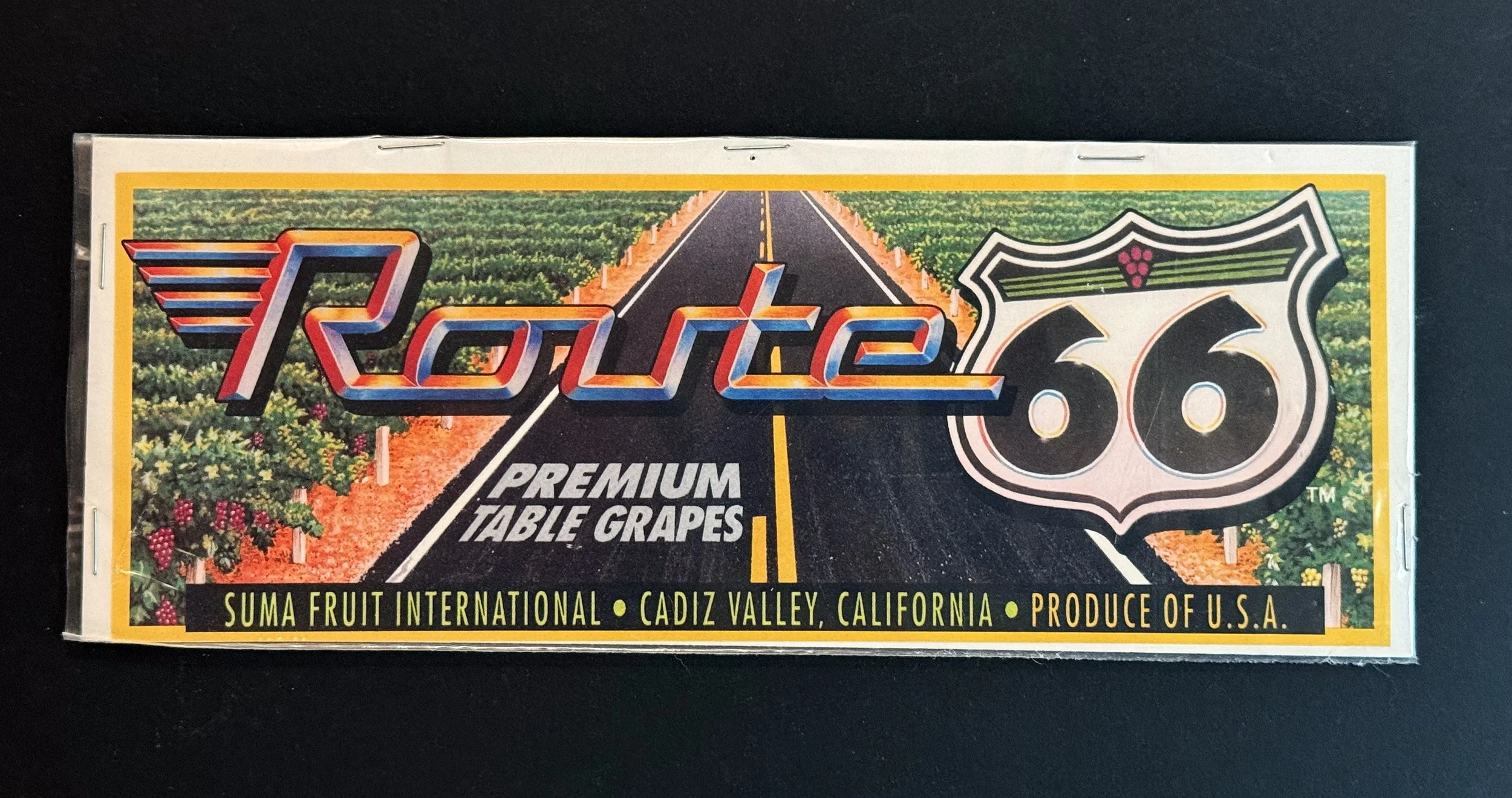 Mid-Century American Crate Label Collection — Five Original Lithographs