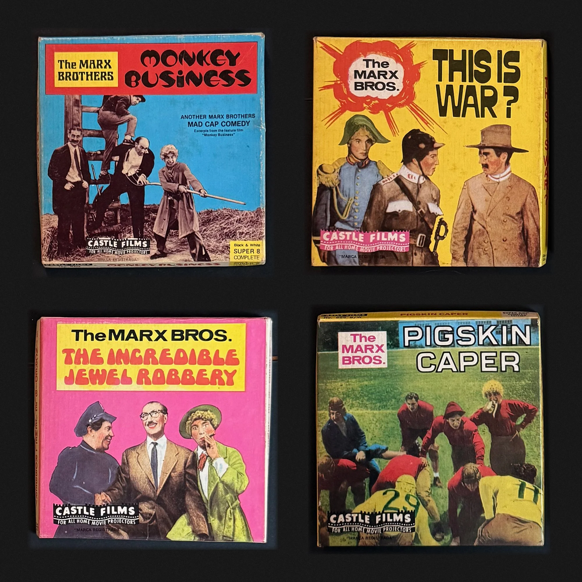 The Marx Brothers at Home: Four Castle Films Super 8 Reels