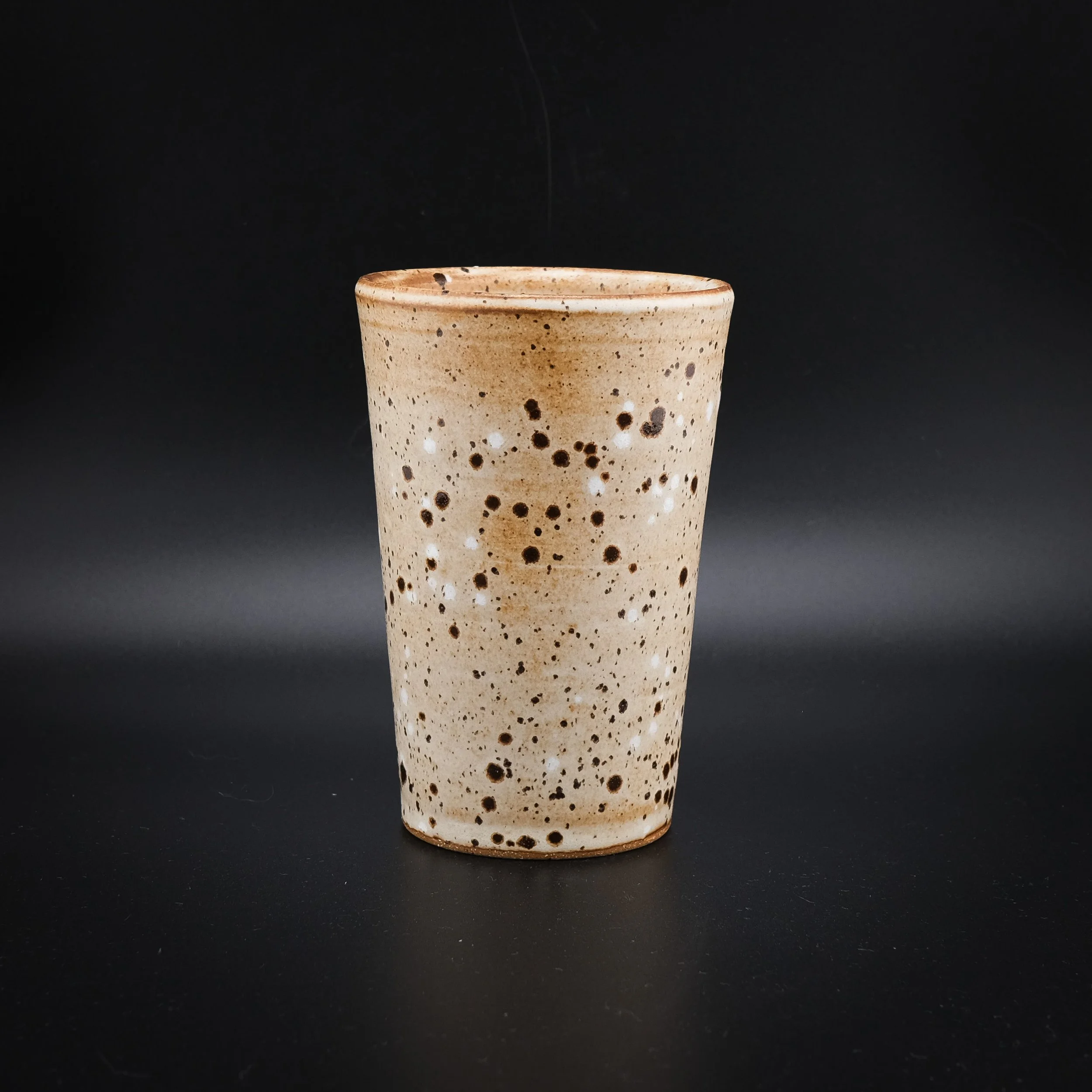 Cream Freckle Tumbler