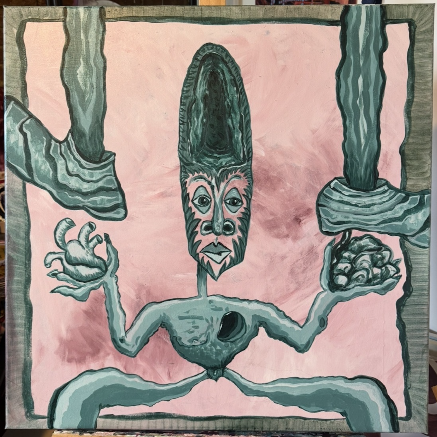 acrylic on canvas, 24x24in
