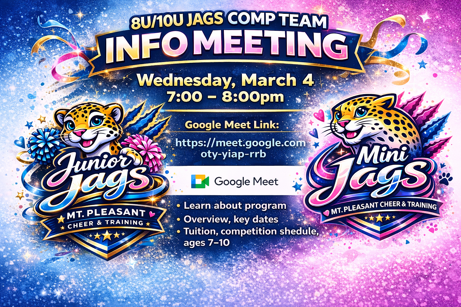 8u/10u comp team info session