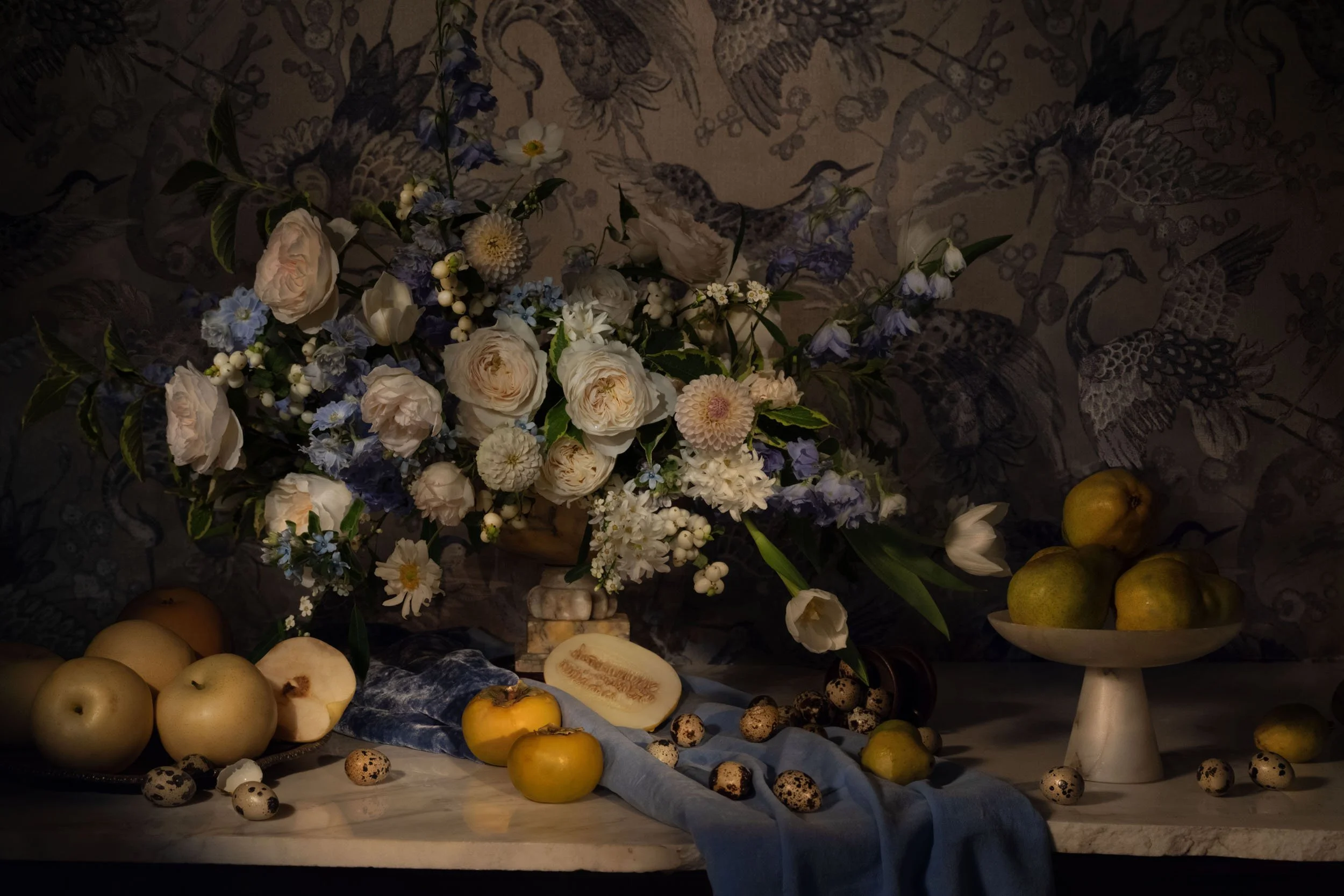 Still Life in White & Blue