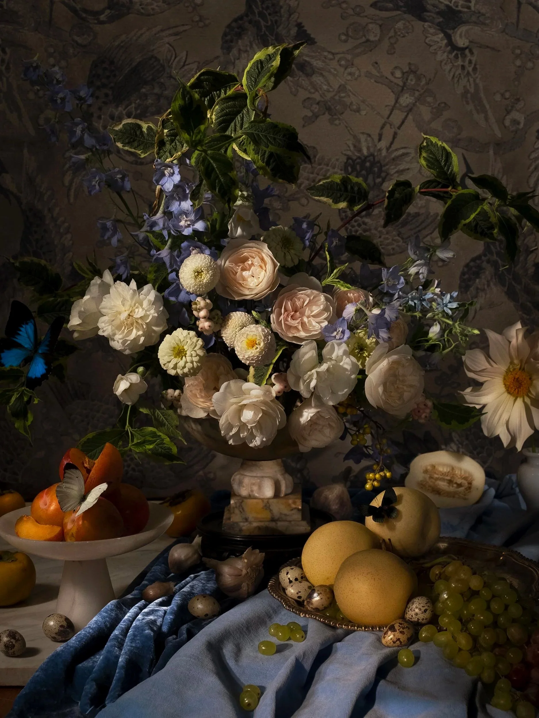 Still Life in White & Blue, 2020