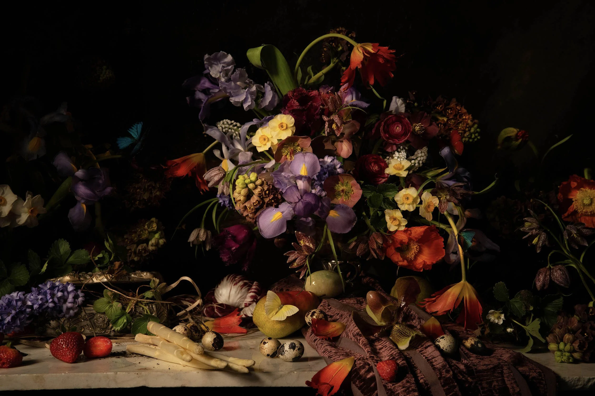 Spring Still Life with Iris