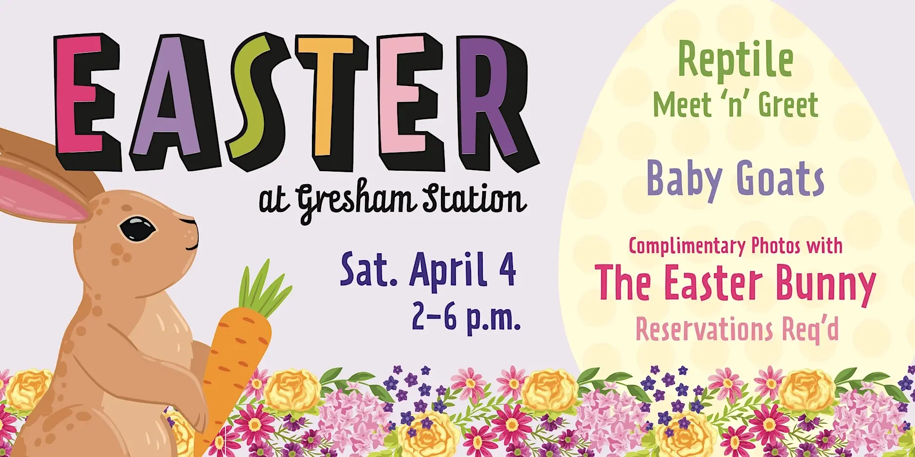 Easter at Gresham Station 2026