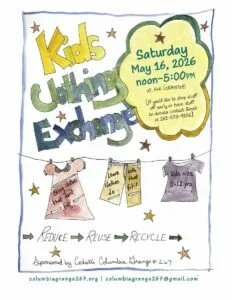Kids clothing exchange at Columbia Grange 267