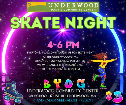 Skate Night at Underwood Recreation Center
